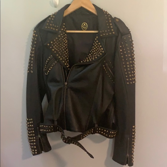 Ash Studded Leather Jacket - Picture 4 of 4